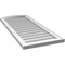 Ekena Millwork Arch Top Surface Mount PVC Gable Vent: Functional, w/ 2"W x 1-1/2"P Brickmould Frame, 18"W x 42"H GVPAR18X4202SF - alternate 4